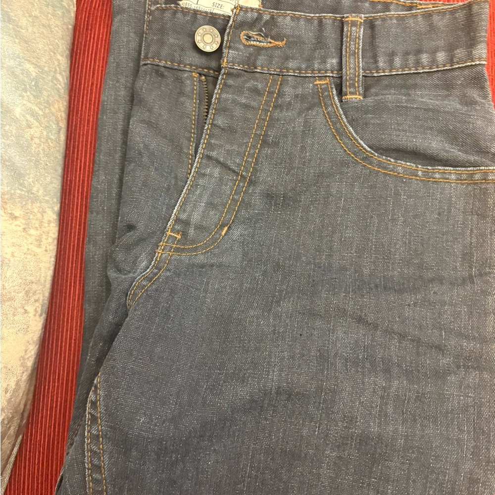Free People Women Blue Straight Jeans